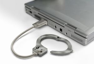 Handcuffed Laptop