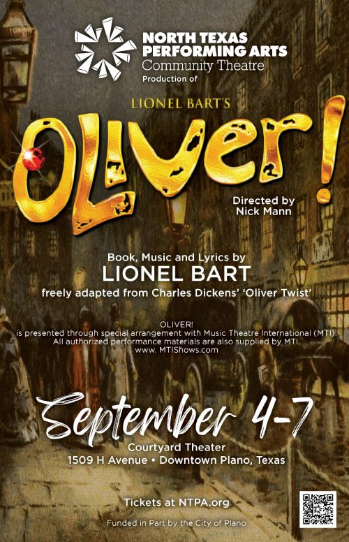 Playbill poster for Oliver!